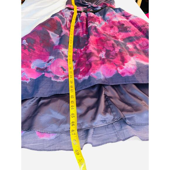 Neiman Marcus Leila Rose ‎ Dress - 75% Cotton / 25% Silk - Women's Size 8 - Picture 9 of 11